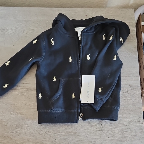 Ralph Lauren Black Hoodie and Pants Set - Picture 2 of 4